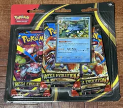 Pokemon Mega Evolution - Golduck 3-Pack Booster Blister Factory Sealed - Image 1
