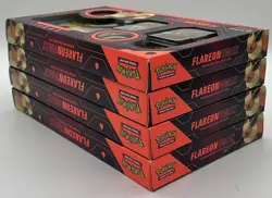 Lot of (4) Pokemon TCG Flareon VMAX Premium Collection Boxes Sealed - Image 3
