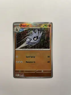 Pupitar - Pokemon Prismatic Evolutions 048/131 Master Ball Pattern Holo NM - Image 1