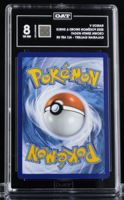POKEMON RAIKOU V 2023 SWSH CROWN ZENITH GALARIAN GALLERY #GG41 FULL ART UR TAG 8 - Image 2