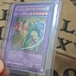 Yu-Gi-Oh! TCG Konami Elemental HERO Flame Wingman TLM-EN035 Ultimate Rare 1st Ed - Image 2