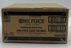 One Piece PRB-01 English The Best Premium Booster Box Case SEALED - Image 4