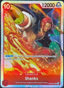 One Piece Shanks OP06-007 Wings of The Captain Super Rare NM - Image 1