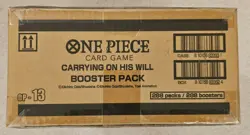 One Piece TCG OP13 Carrying On His Will Booster Box Case English - Double Boxed - Image 3