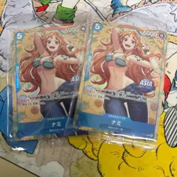Sealed 2 Pieces Asia Nami P-112A Mini-tin Pack Set vol.2 One Piece Japanese - Image 1