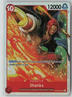 Shanks OP06-007 One Piece Wings of the Captain Super Rare Near Mint - Image 1