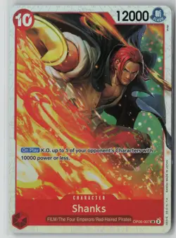 Shanks OP06-007 One Piece Wings of the Captain Super Rare Near Mint - Image 1
