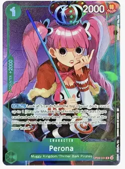 One Piece TCG Perona OP09-034 Illustration Box Vol. 4 Promo Sealed English - Image 1