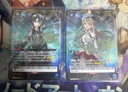 Asuna & Kirito Union Arena Sword Art Online Japan Set Near Mint - Image 1