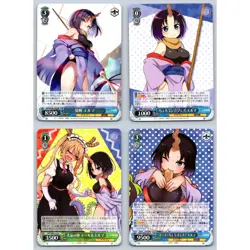 (4) Elma Dragon Maid Card Lot Weiss Schwarz Japanese KMD/W96-078 RR Rare Foil - Image 1