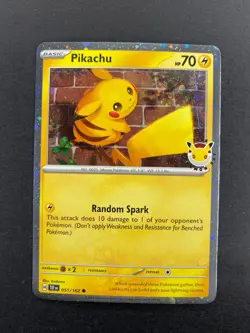 Pikachu - 051/162 - Pokemon Day 2026 - Miscellaneous Cards & Products - NM - Image 1