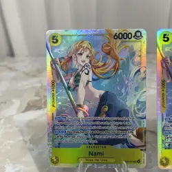 X2 Nami EB03-053 SR Foil English One Piece TCG Card-NM - Image 2