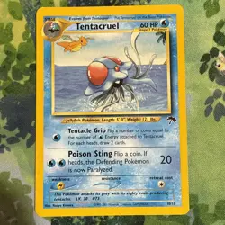 Pokemon Tentacruel Card 10/18 Southern Islands Promo-LP - Image 1