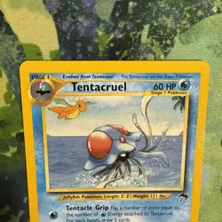 Pokemon Tentacruel Card 10/18 Southern Islands Promo-LP - Image 2