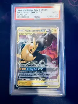 Pikachu & Zekrom GX 33/181 SM Team-Up Card PSA 9 Mint 🔥 - Image 1