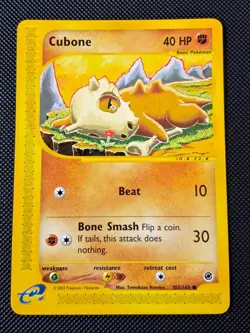 Pokemon card Cubone 103/165 Expedition Set NM (Komiya) #1 - Image 1