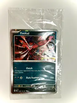 Pokemon TCG Yveltal 088/132 Cosmo Holo - Stamped Card - Mega Evolutions SEALED - Image 1