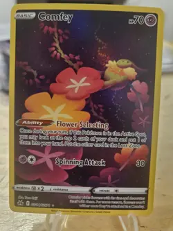 Comfey GG14/GG70 Crown Zenith: Galarian Gallery Ultra Rare Pokemon Card NM - Image 1