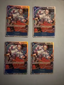 X4One Piece TCG OP13-054 Yamato SR X4 Playset Card Game CCG Eng ! NM ! - Image 2