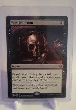 NM Vampiric Tutor Commander Legends Mythic Instant #156 [Regular] - Image 1