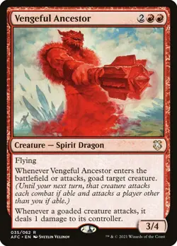 ~1x Vengeful Ancestor x1 ~NM~ AFC Magic the Gathering MtG~ - Image 1