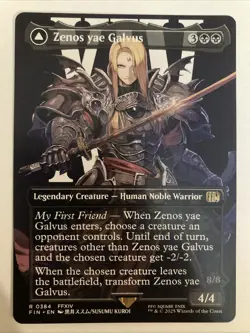 Zenos yae Galvus 0384 Borderless Final Fantasy Regular MTG English - Image 1