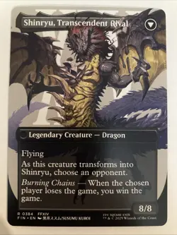 Zenos yae Galvus 0384 Borderless Final Fantasy Regular MTG English - Image 2