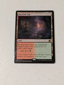 MTG Rockfall Vale - Innistrad: Midnight Hunt NM - Image 1