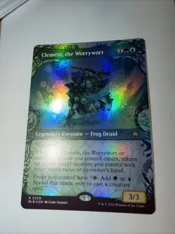 ✨Clement, the Worrywort✨ MTG | Bloomburrow | Showcase | Foil | NM/M | R 0329 - Image 3
