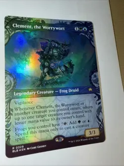 ✨Clement, the Worrywort✨ MTG | Bloomburrow | Showcase | Foil | NM/M | R 0329 - Image 4