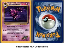 2000 Pokemon, Gym Heroes, #58/132 Sabrina's Haunter, Uncommon (b) - Image 1