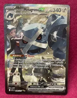 💕Steven’s Metagross ex 289/217 Ascended Heroes Holo Ultra Rare Pokemon 💕 - Image 1