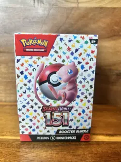Pokemon Scarlet & Violet 151 Booster Bundle Box Mew English Pokemon TCG - Image 1