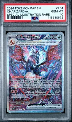 2024 Pokemon Paldean Fates Charizard Ex 234/091 Special Illustration Rare PSA 10 - Image 1