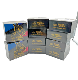 Auction #3 Lot of (10) Pokemon TCG Crown Zenith Elite Trainer Boxes SEALED ETB's - Image 1