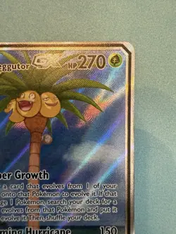 Pokemon TCG Rowlet & Alolan Exeggutor Tag Team GX Unified Minds 215/236 NM - Image 2