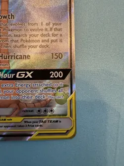 Pokemon TCG Rowlet & Alolan Exeggutor Tag Team GX Unified Minds 215/236 NM - Image 3