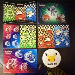 Lot Of 20 Pokemon Sticker Sheets 2023 -2026 League Promo Pokemon CCG TCG Pikachu - Image 2
