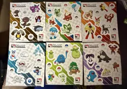 Lot Of 20 Pokemon Sticker Sheets 2023 -2026 League Promo Pokemon CCG TCG Pikachu - Image 3