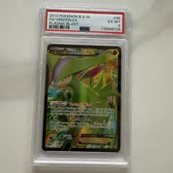 2013 Pokemon B & W FA/ Virizion EX Plasma Blast #96 PSA 6 Ex-MT - Image 2
