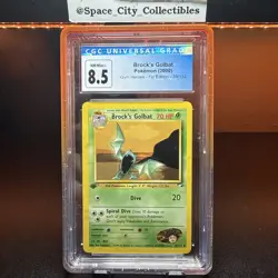 Pokemon TCG Brock's Golbat 39/132 Gym Heroes 2000 CGC 8.5 - Image 1