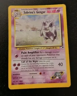 Pokemon TCG Sabrina’s Gengar Gym Heroes 14/132 Holo - See Description + Photo's - Image 1