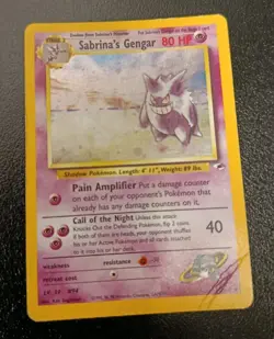 Pokemon TCG Sabrina’s Gengar Gym Heroes 14/132 Holo - See Description + Photo's - Image 2
