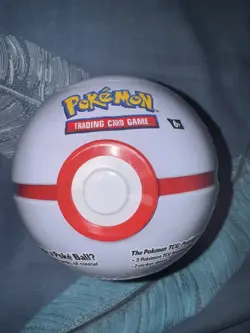Pokemon Fall 2025 Collectors Poke Ball Tin PREMIER BALL Brand New Sealed 3 Pack - Image 1