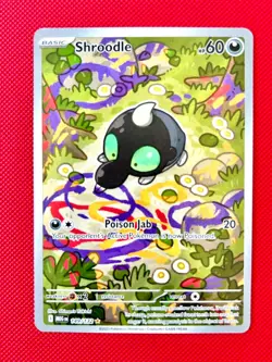 Shroodle 149/132 Illustration Rare Mega Evolution Pokemon TCG Near Mint - Image 1