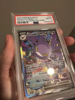 Pokemon TCG PSA 8 Team Rocket's Crobat ex 234 Destined Rivals Illustration Rare - Image 3
