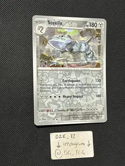 Pokemon Paradox Rift - Steelix - 125/182 - Reverse Holo - M/NM - Image 3