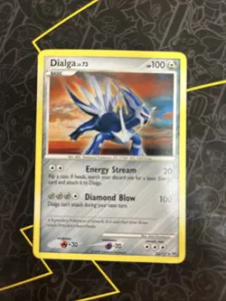 Dialga 23/127 Pokemon TCG Platinum Base Set Rare Lightly Played - Image 1