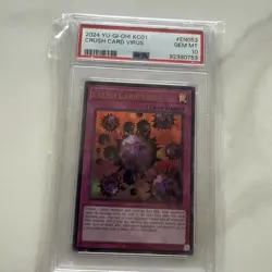 YuGiOh 2024 KC01 Crush Card Virus #EN053 PSA 10 - Image 2