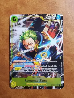 Roronoa Zoro ST29-014 Parallel Starter Deck Promo One Piece Card English - Image 1